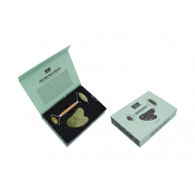 Bio Guasha e Roller - Giada Verde e Bamboo