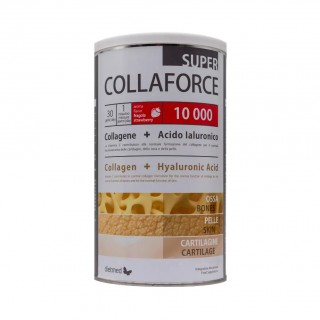 DietMed Comp. - Collaforce super 10.000 - barattolo da 450 g Gusto Fragola