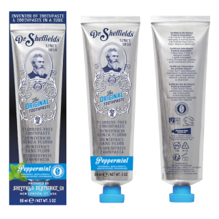 Dr. Sheffield's - dentifricio menta 140 g