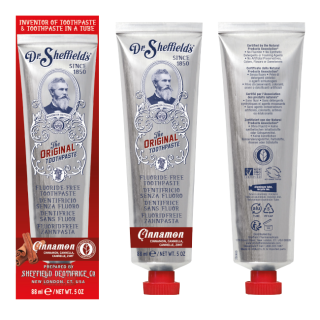 Dr. Sheffield's - dentifricio cannella 140 g
