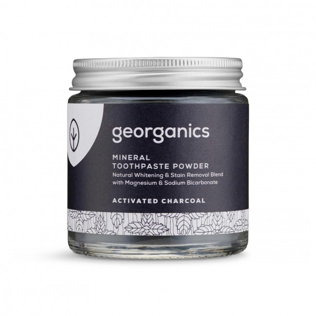 Georganics - Dentifricio in polvere Activated Charcoal 120 ml