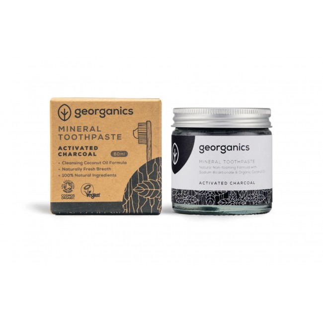 Georganics - Pasta Dentifricia Activated Charcoal 60 ml