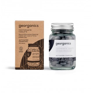 Georganics - Dentifricio in tavolette Activated Charcoal 120 tav.