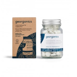 Georganics - Dentifricio in tavolette English Peppermint 120 tav.