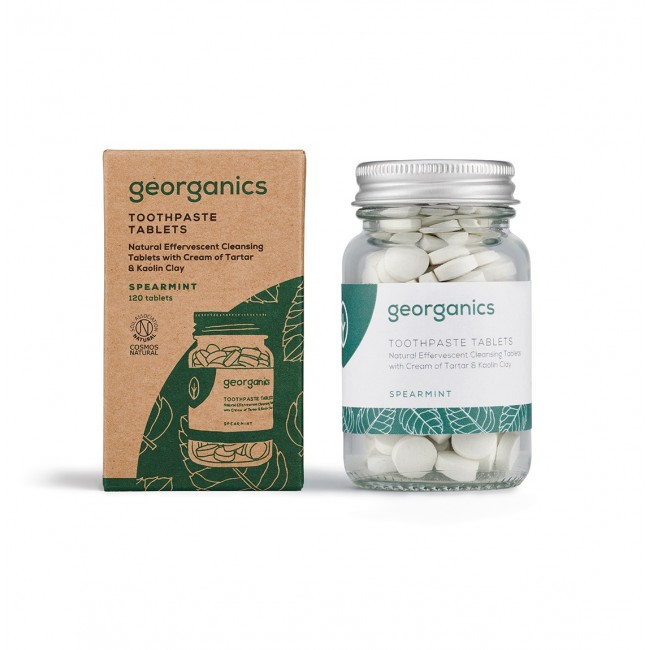 Georganics - Dentifricio in tavolette Spearmint 120 tav.