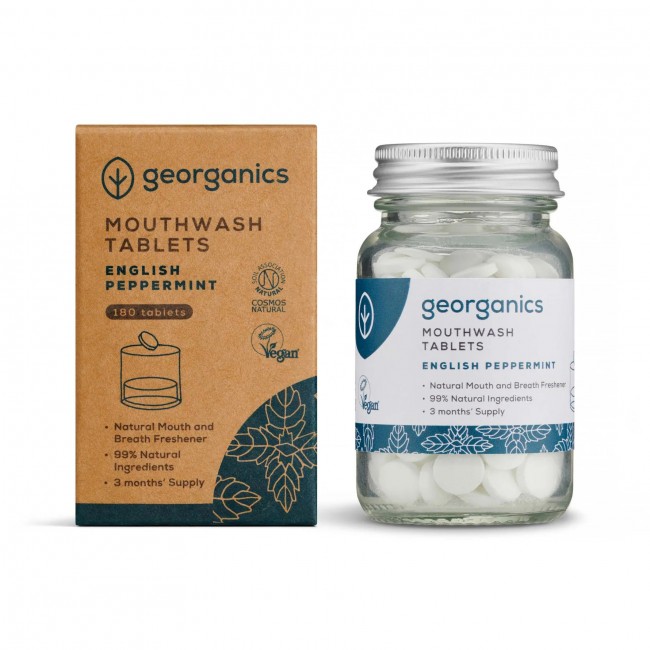 Georganics -Colluttorio in tav. English Peppermint 180 tav