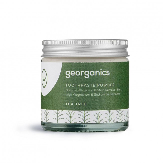 Georganics - Dentifricio in polvere Tea Tree 60 ml