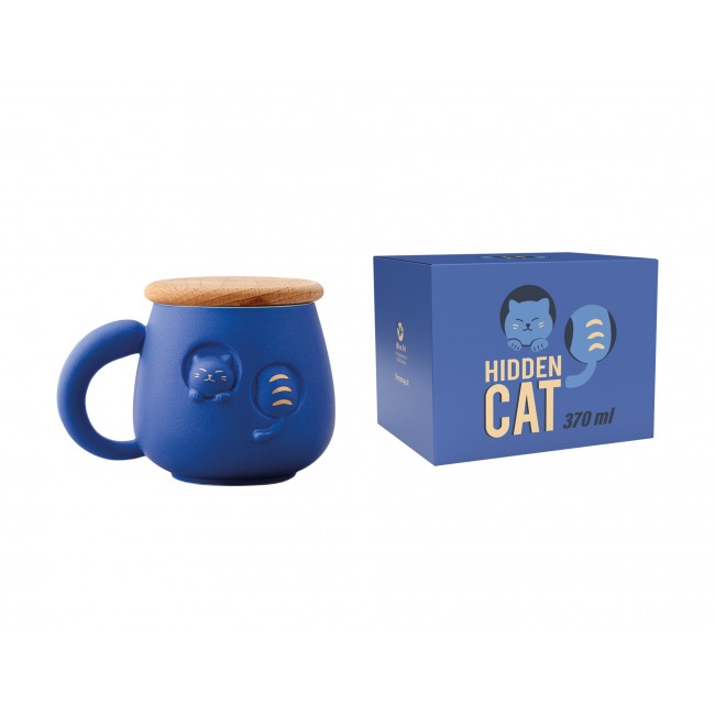 Himalaya - Tazza Hidden Cat Blue 370 ml