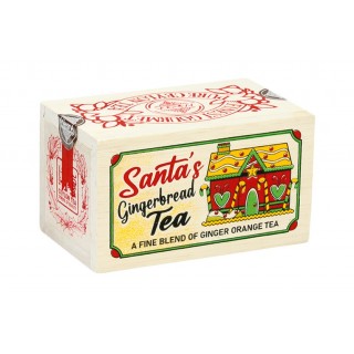 Mlesna - Scatola in legno Santa's Gingerbread Zenzero e Arancio 100 gr