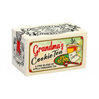 Mlesna - Scatola in legno Grandma's Cookie Tea Mela e Cannella 100 gr
