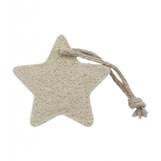 Mood - Luffa Naturale Stella (12cm circa) - con laccio