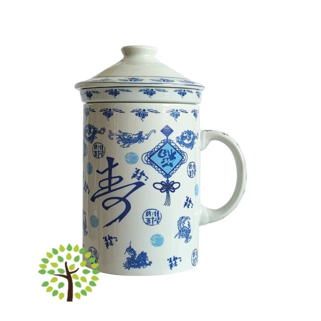 Himalaya Old China - Infusiera Buona Fortuna in porcellana