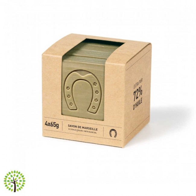 Fer à Cheval - Trancio sapone di Marsiglia Olive (4x65g)
