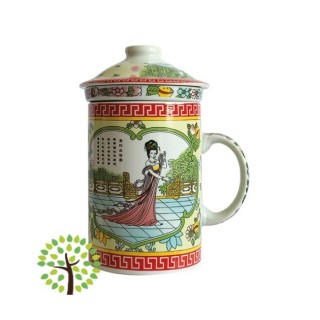 Himalaya Old China - Infusiera Danzatrice in porcellana