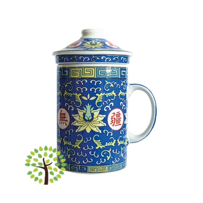 Himalaya Old China - Infusiera Loto Blu in porcellana