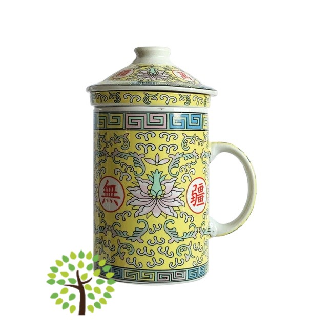 Himalaya Old China - Infusiera Loto Giallo in porcellana