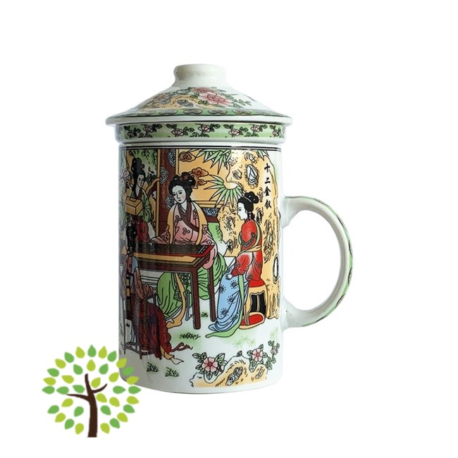 Himalaya Old China - Infusiera Suonatrice in porcellana