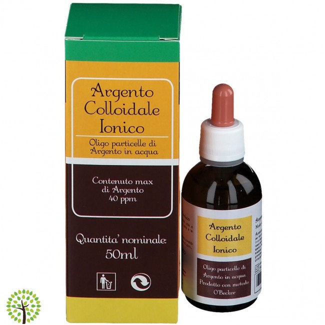 P.S. - Argento Colloidale Ionico 40 PPM 50 ml NEW