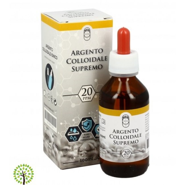 P.S. - Argento Colloidale Supremo 20 PPM 100 ml NEW