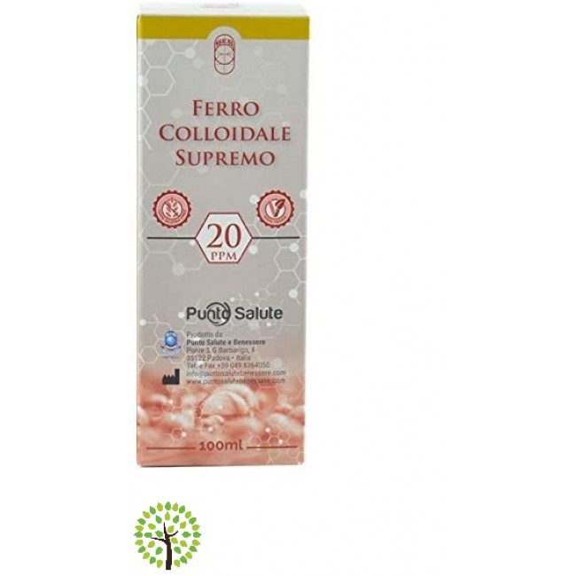 P.S. - Ferro Colloidale Ionico 20 PPM 100 ml NEW