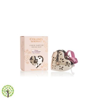 Collines De Provence - Cuore profumato in metallo Cachemire