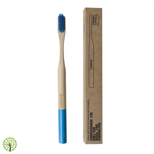 Himalaya - Spazzolino Bamboo Medium Blu