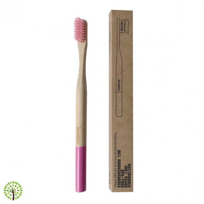 Himalaya - Spazzolino Bamboo Medium Rosa