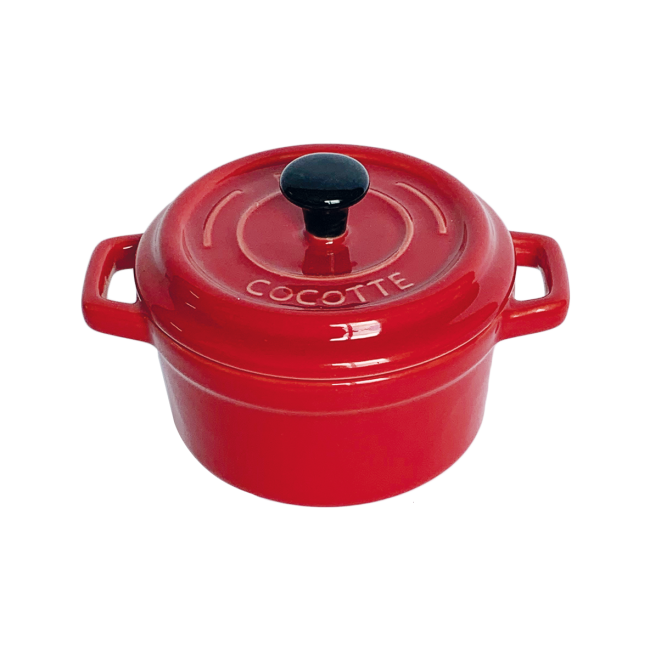 Sanctus - Candela di Palo Santo mini cocotte ROSSA 120 g