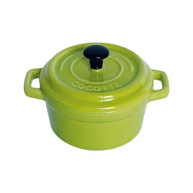 Sanctus - Candela di Palo Santo mini cocotte VERDE 120 g