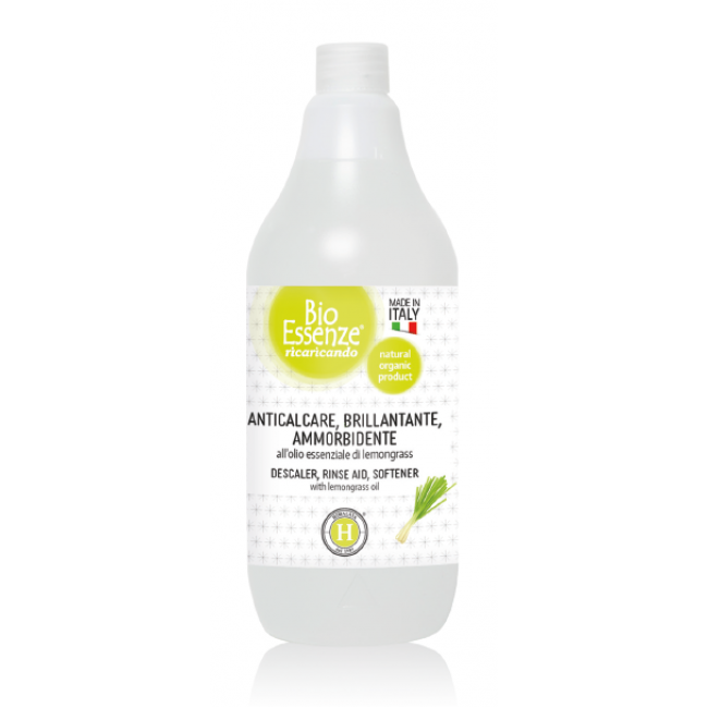 Ricaricando anticalcare, brillantante, ammorbidente con olio essenziale di lemograss.