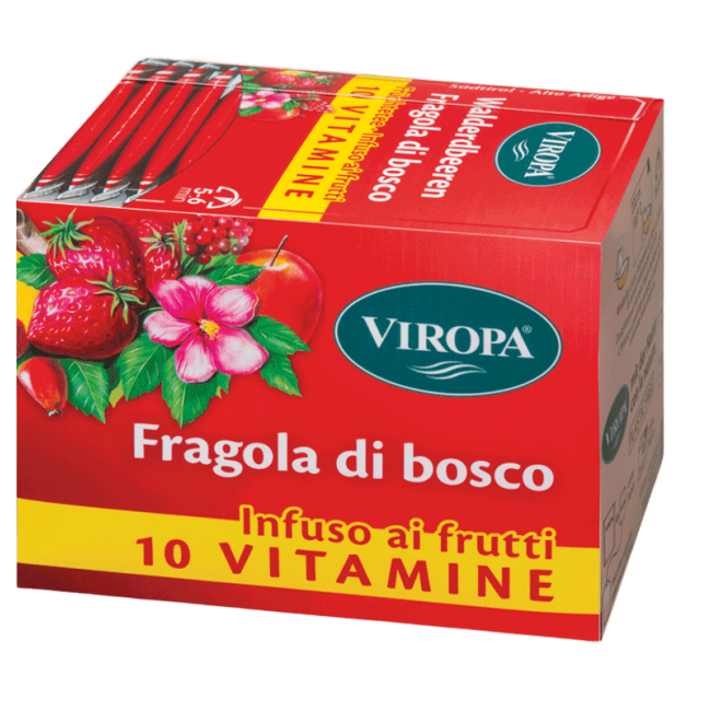 Viropa - 10 Vitamine - Fragola di bosco 15 bustine