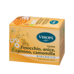 Viropa - Finocchio/Anice/Cumino/Camomilla BIO 15 bustine