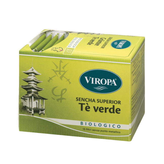 Viropa - Tè verde Sencha superior BIO 15 bustine