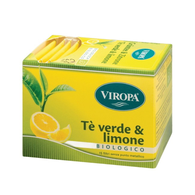 Viropa - Tè verde e Limone BIO 15 bustine