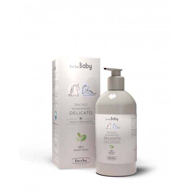 DERBE-Bu-Bu-Baby-Bagno-Shampoo-250-ml-con-Riso-e-Camomilla