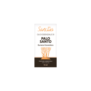 Sanctus - Olio Essenziale Palo Santo (10ml - profumo ambientale) 