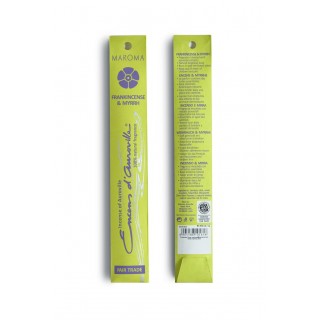 Encens d'Auroville - Incenso Naturale e Mirra (10 stick)