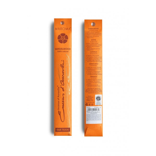 Encens d'Auroville - Sandalo (10 stick)
