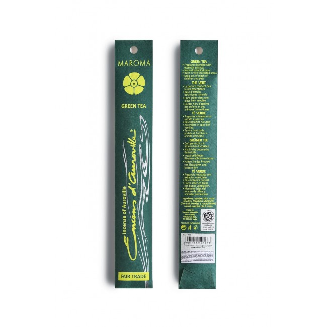 Encens d'Auroville - Tè Verde (10 stick)