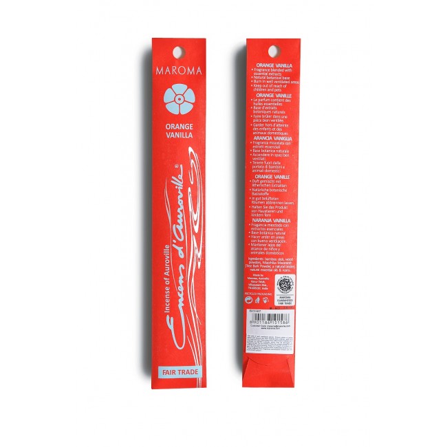 Encens d'Auroville - Vaniglia e Arancio (10 stick)