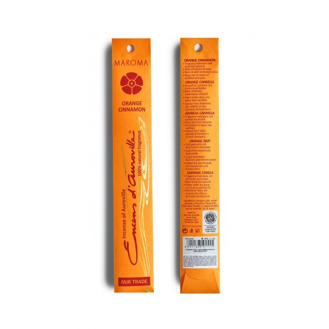 Encens d'Auroville - Arancio e Cannella (10 stick)