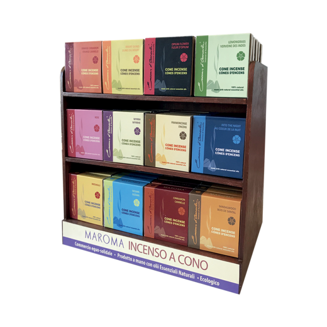 Encens d'Auroville - Ambra Oro (10 coni)