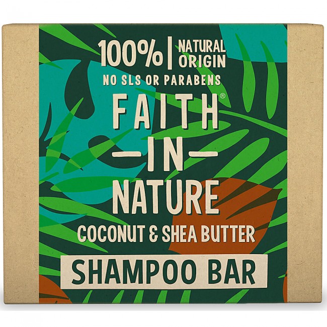 Faith in Nature - Shampoo Solido Cocco e Burro di Karité (85g)