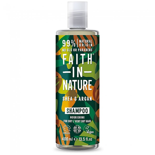 Faith In Nature - Shampoo Karité e Argan (400 ml)