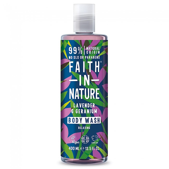 Faith in Nature - Bagnoschiuma Lavanda e Geranio (400ml)