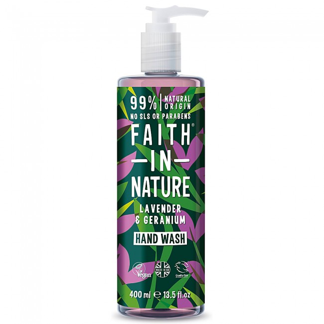 Faith in Nature - Sapone Mani Lavanda e Geranio (300ml)