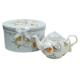 Himalaya - Teiera Pettirosso in porcellana