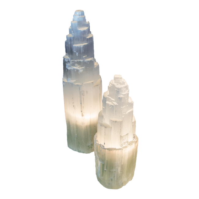 Himalaya - Lampada di Selenite (25cm)