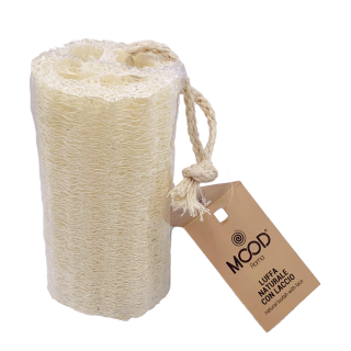 Mood - Luffa Naturale Piccola con laccio (12cm)