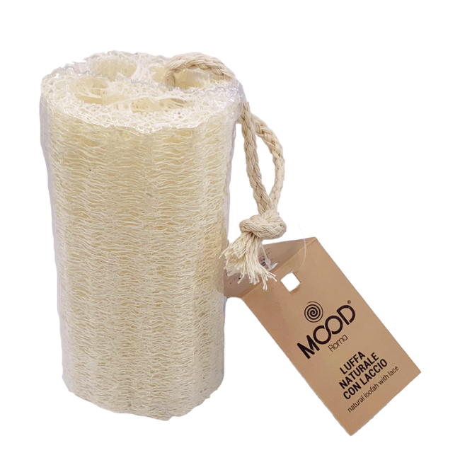 Mood - Luffa Naturale Piccola con laccio (12cm)